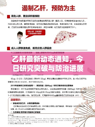 乙肝最新动态通知,今日研究突破与防治进展速递